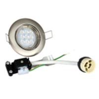 GU10 3W Led Ceiling Light 3-Piece Assemble Kit 230LM SMD2835 24 Degree 9-Led Downlight