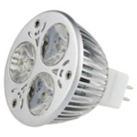 AC85-265V MR16 3W 320LM 3-LED LED Spot Light Lamp