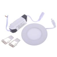 3W 300LM LED Round Ceiling Panel Light with Power Drive