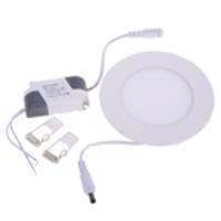 6W 600LM LED Round Ceiling Panel Light with Power Drive