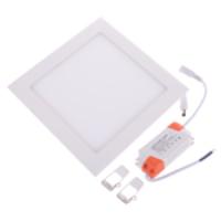 15W 1500LM LED Square Ceiling Panel Light with Power Drive