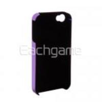 Aluminum Protective Case with Fabric Lining Purple for iPhone 4G 