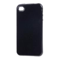 Protective Clear Case Cover Black for iPhone 4 