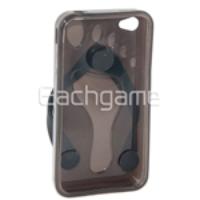 Clean Protective Case Cover Slipper Black for iPhone 4G