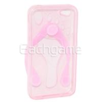 Clean Protective Case Cover Slipper Pink for iPhone 4G