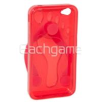 Clean Protective Case Cover Slipper Red for iPhone 4G