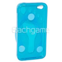 Clean Protective Case Cover Slipper Light Blue for iPhone 4G