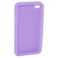 Clean Protective Silicone Case Light Purple for iPhone 4