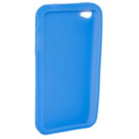 Clean Protective Silicone Case Light Blue for iPhone 4