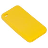 Clean Protective Silicone Case Yellow for iPhone 4