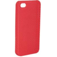 Perforated Protective Case Cover Dark Red for iPhone 4G