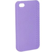 Perforated Protective Case Cover Purple for iPhone 4G