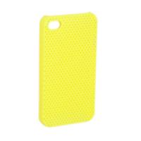 Perforated Protective Case Cover Yellow for iPhone 4G