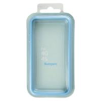 Protective Frame Bumper Case Light Blue for iPhone 4S/4G