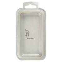 Protective Frame Bumper Case White for iPhone 4S/4G