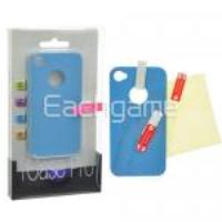 Pure Frosted Case Cover Blue for iPhone 4G Clearance