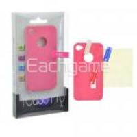 Pure Frosted Case Cover Pink for iPhone 4G Clearance