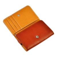 Leathery Protective Case Cover Wallet Purse Brown for iPhone 4G