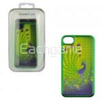 Protective Case Back Cover Peacock for iPhone 4S/4G