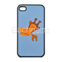 Giraffe Protective Back Cover Case for iPhone 4/4S - Blue