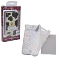 Discoverbuy Protective Rabbit Case Cover for iPhone 4/4S White