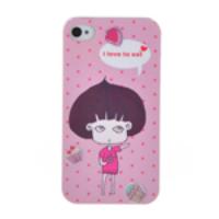 Discoverbuy Onion Hard Protective Case for iPhone 4/4S Pink