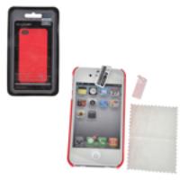 Discoverbuy Ultra-thin Matte Protective case for iPhone 4/4S Red