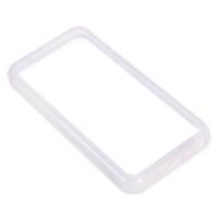 Two-Tone Protective Plastic Bumper Case for iPhone 5C - White & Clear