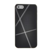 Laser Carving Hard Case Back Cover for iPhone 5 - Nonobjective Lines