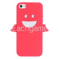 Angel Soft Silicone Case Shell Cover for iPhone 5 - Red