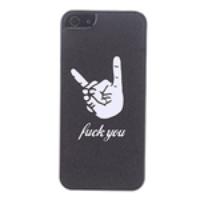 Hard Protective Case Back Cover for iPhone 5 - Fuck You