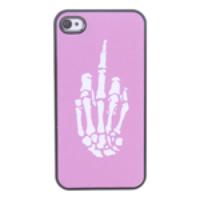 Hard Protective Case Back Cover for iPhone 4 - Hand Bone