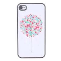 Hard Protective Case Back Cover for iPhone 4 - Colorful Tree