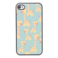 Hard Protective Case Back Cover for iPhone 4 - Cartoon Giraffe