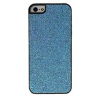 Paillette Style Protective Case Back Cover for iPhone 5 - Blue