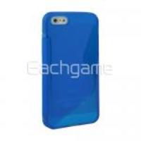 Stylish S-Line Protective Case Cover for iPhone 5 Blue