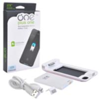 Plusone 2000mAh Rechargeable External Backup Battery Case for iPhone 4