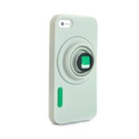 Unique Camera Pattern Silicone Case Cover for iPhone 5 Gray