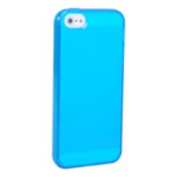 One-Sided Frosted TPU Back Case Cover for iPhone 5 Blue