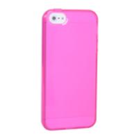 One-Sided Frosted TPU Back Case Cover for iPhone 5 Rose