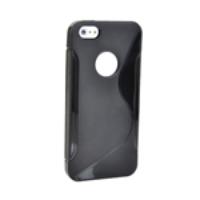 Protective S-Line TPU Case Cover for iPhone 5 Black