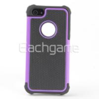 Stylish Two-Tone Case Cover for iPhone 5 Purple