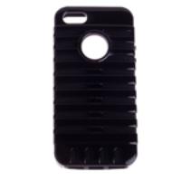 Microphone Pattern Protective Back Case Cover for iPhone 5 Black