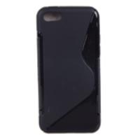 S-Line Flexible TPU Cover Case for iPhone 5C Black