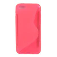 S-Line Flexible TPU Cover Case for iPhone 5C Peach