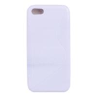 S-Line Flexible TPU Cover Case for iPhone 5C White