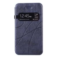 Protective Folio Leather Case Cover for iPhone 4G/4S Dark Blue