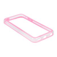 Transparent Protective Bumper Case for iPhone 5C Pink