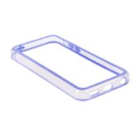 Transparent Protective Bumper Case for iPhone 5C Purple