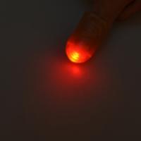 Magic Light UP Finger Magic Trick LED Finger Lamp - Red